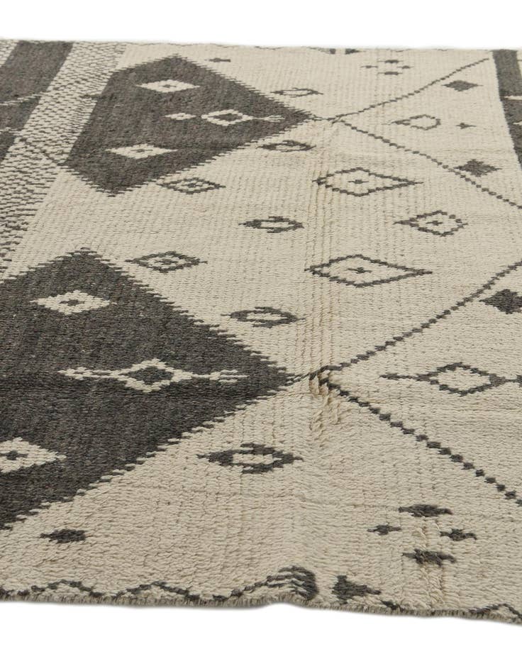 Detail image of  6' 3 x 12' 5  Hand Knotted Moroccan Wool Runner Rug