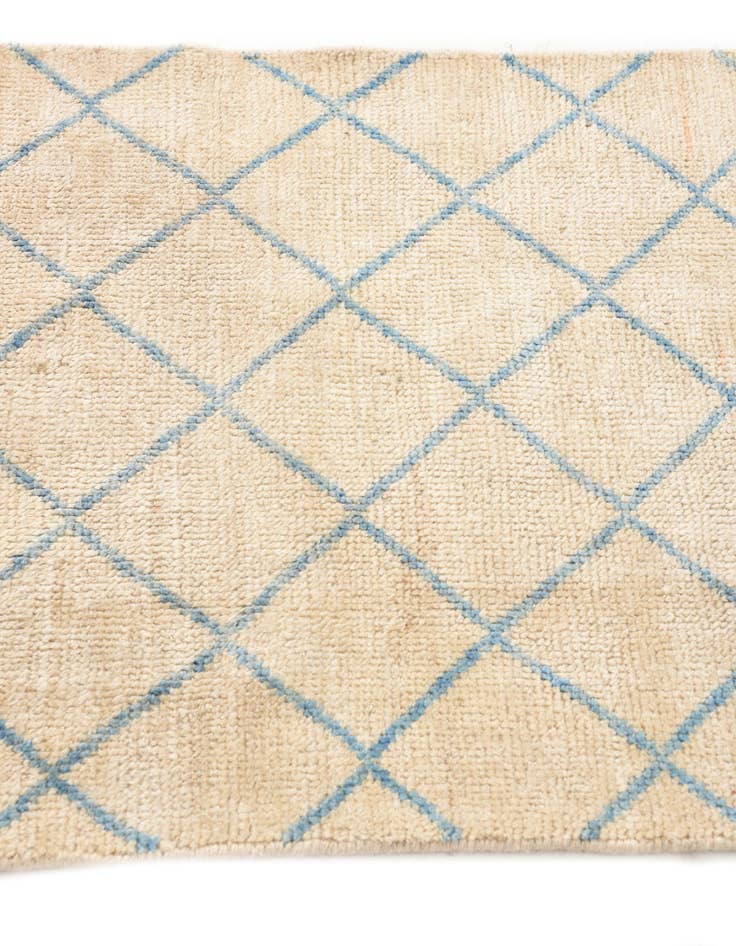 Detail image of  2' 7 x 9' 8  Hand Knotted Moroccan Wool Runner Rug