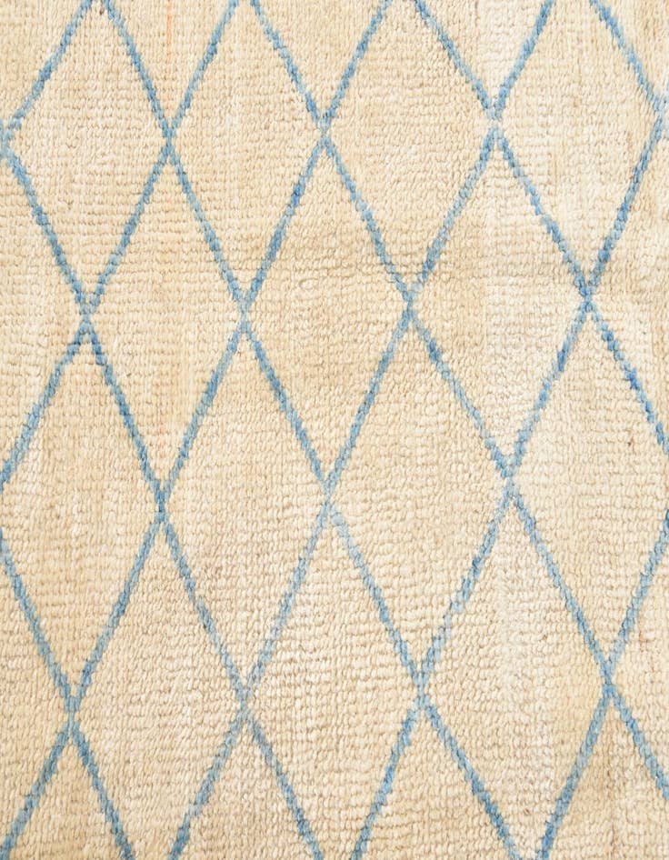 Detail image of  2' 7 x 9' 8  Hand Knotted Moroccan Wool Runner Rug