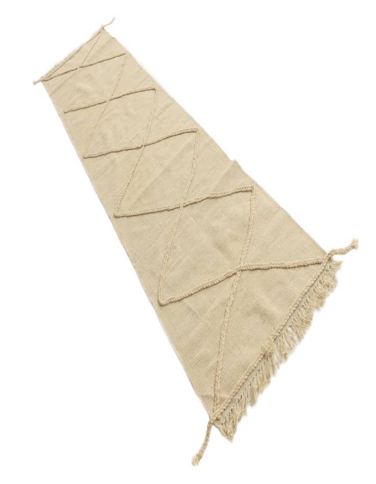 Detail image of  2' 5 x 10' 1  Hand Woven Moroccan Wool Runner Rug
