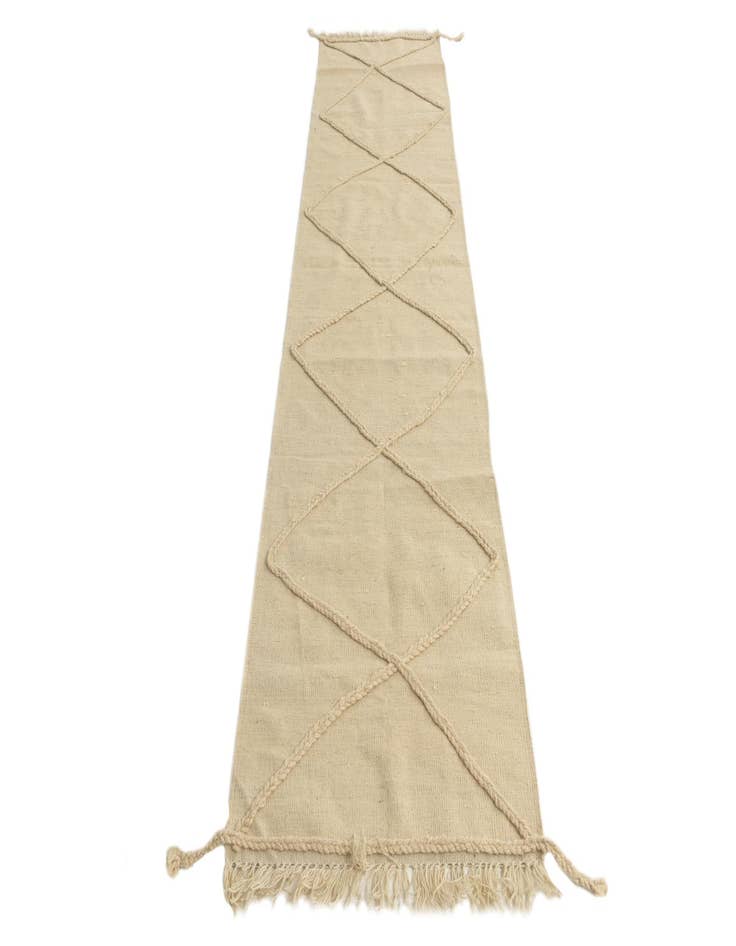 Detail image of  2' 5 x 10' 1  Hand Woven Moroccan Wool Runner Rug