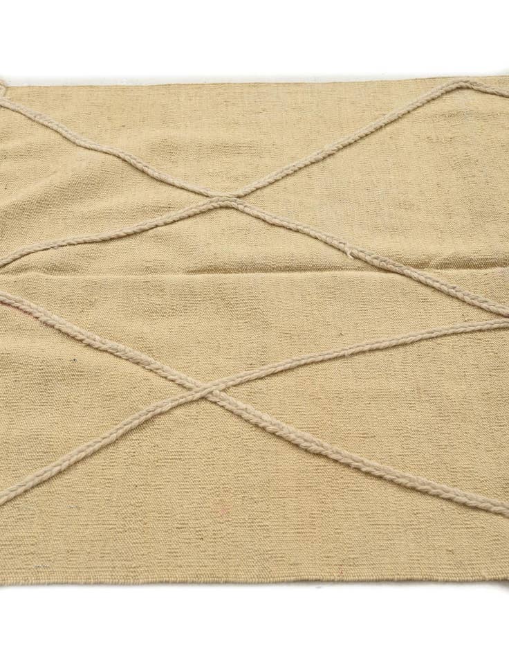 Detail image of  2' 4 x 4' 11  Hand Knotted Moroccan Wool Runner Rug