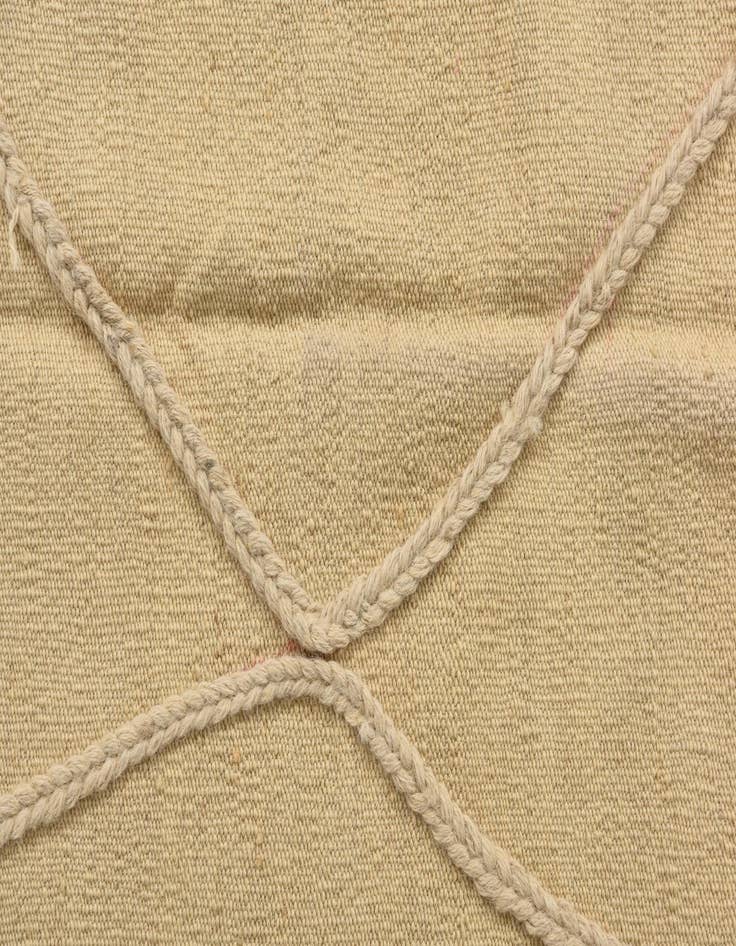 Detail image of  2' 4 x 4' 11  Hand Knotted Moroccan Wool Runner Rug