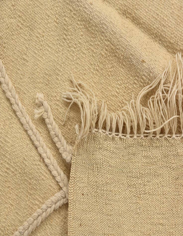 Detail image of  2' 4 x 4' 11  Hand Knotted Moroccan Wool Runner Rug