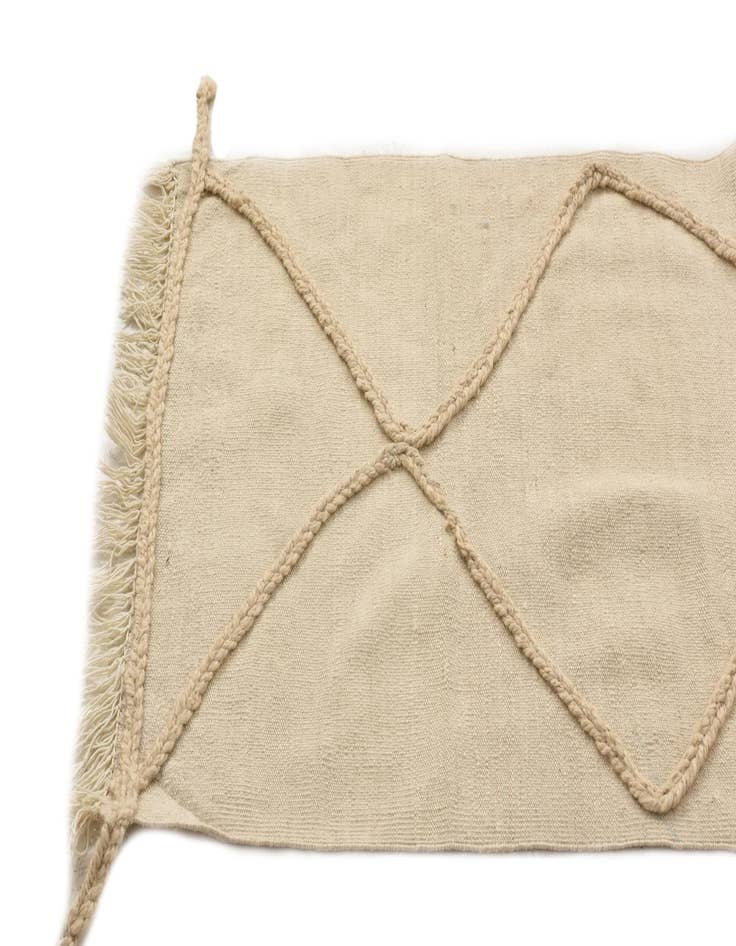 Detail image of  2' 4 x 8' 3  Hand Knotted Moroccan Wool Runner Rug