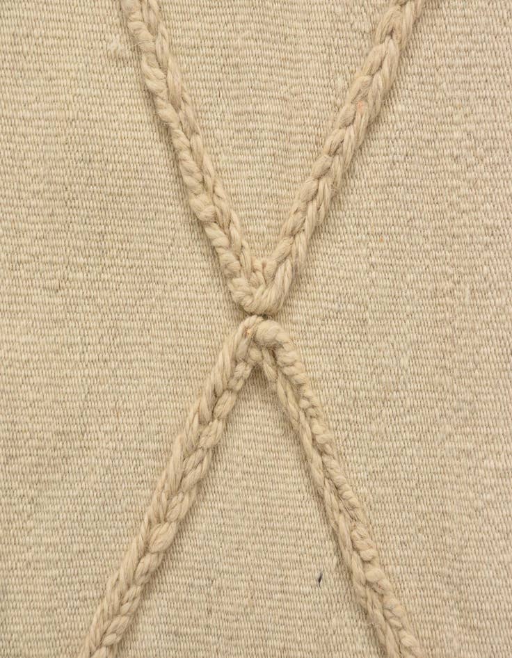 Detail image of  2' 4 x 8' 3  Hand Knotted Moroccan Wool Runner Rug