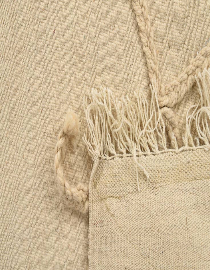 Detail image of  2' 4 x 8' 3  Hand Knotted Moroccan Wool Runner Rug