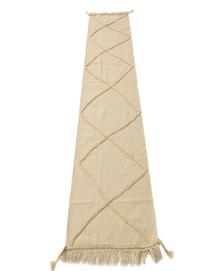 Detail image of  2' 5 x 9' 10  Hand Knotted Moroccan Wool Runner Rug