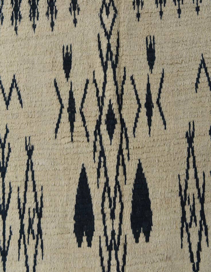 Detail image of  5' x 12' 8  Hand Knotted Moroccan Wool Runner Rug