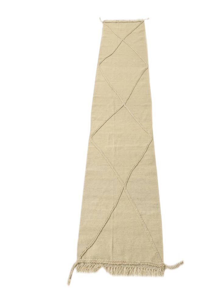 Detail image of  2' 3 x 8' 2  Hand Knotted Moroccan Wool Runner Rug