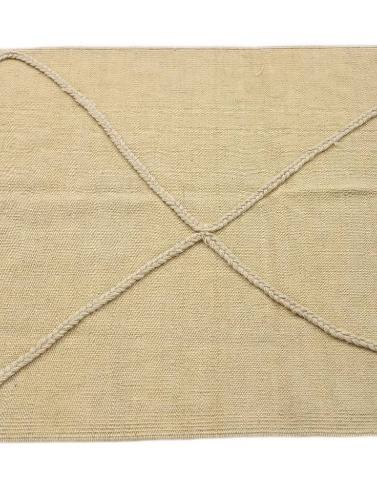 Detail image of  2' 9 x 7' 8  Hand Knotted Moroccan Wool Runner Rug