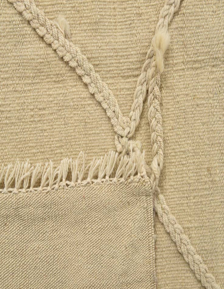 Detail image of  2' 10 x 9' 5  Hand Knotted Moroccan Wool Runner Rug