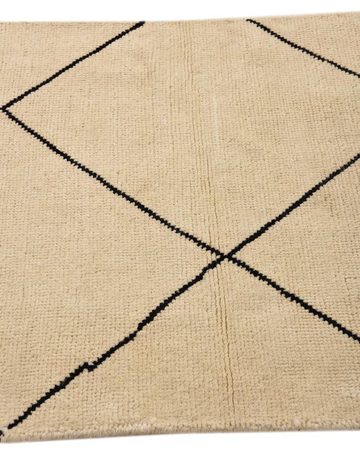 Detail image of  2' 7 x 10' 3  Hand Knotted Moroccan Wool Runner Rug