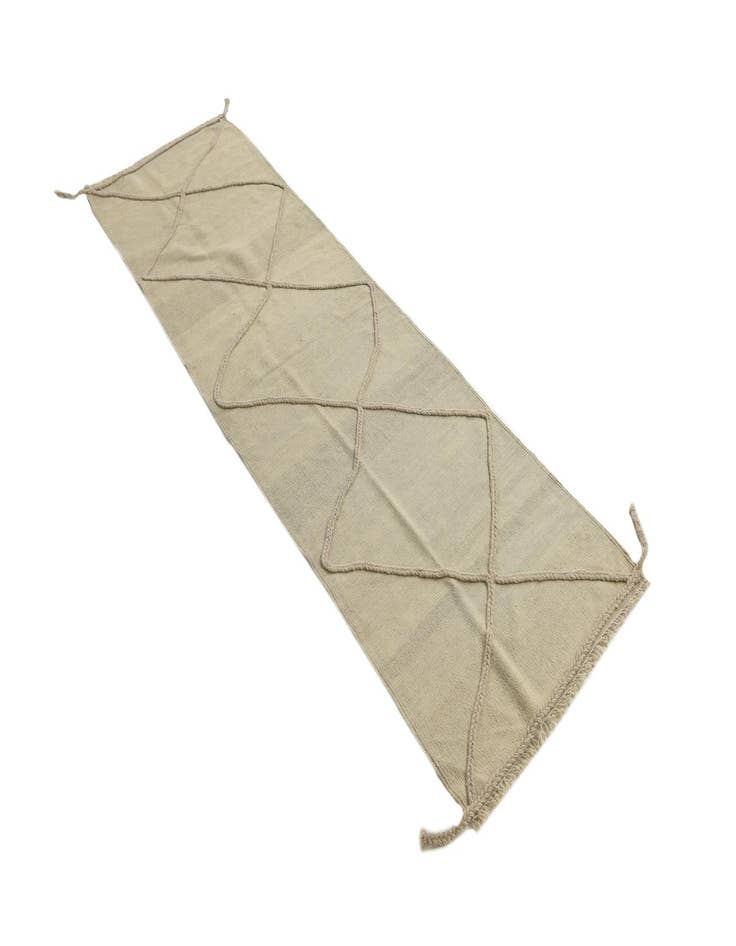 Detail image of  2' 5 x 8' 1  Hand Knotted Moroccan Wool Runner Rug