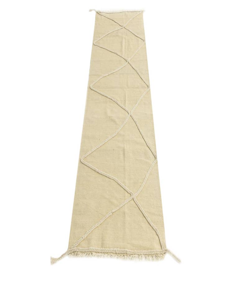 Detail image of  2' 5 x 8' 2  Hand Knotted Moroccan Wool Runner Rug