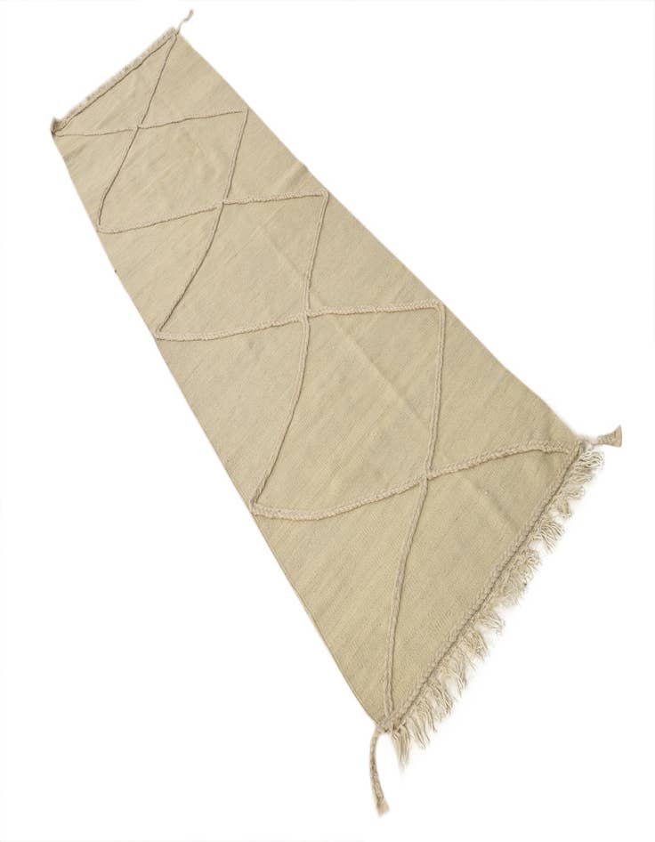 Detail image of  2' 4 x 8' 2  Hand Knotted Moroccan Wool Runner Rug