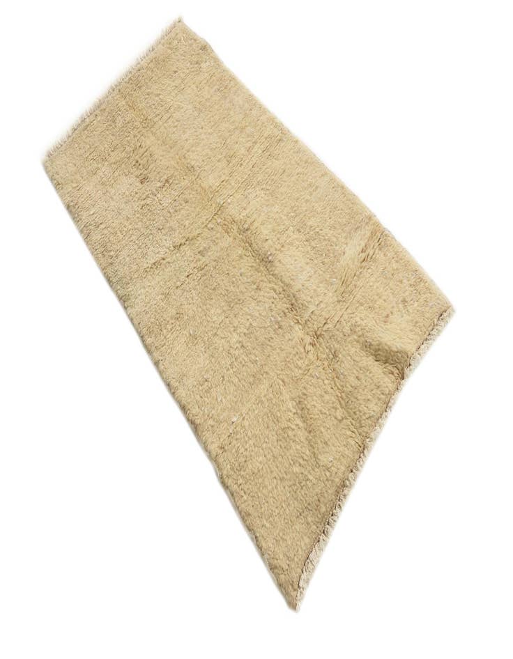 Detail image of  2' 5 x 4' 8  Hand Knotted Moroccan Wool Runner Rug