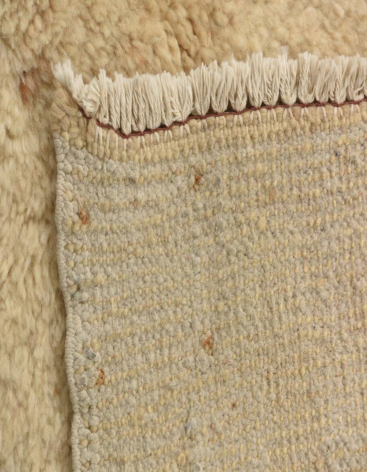 Detail image of  2' 5 x 4' 8  Hand Knotted Moroccan Wool Runner Rug