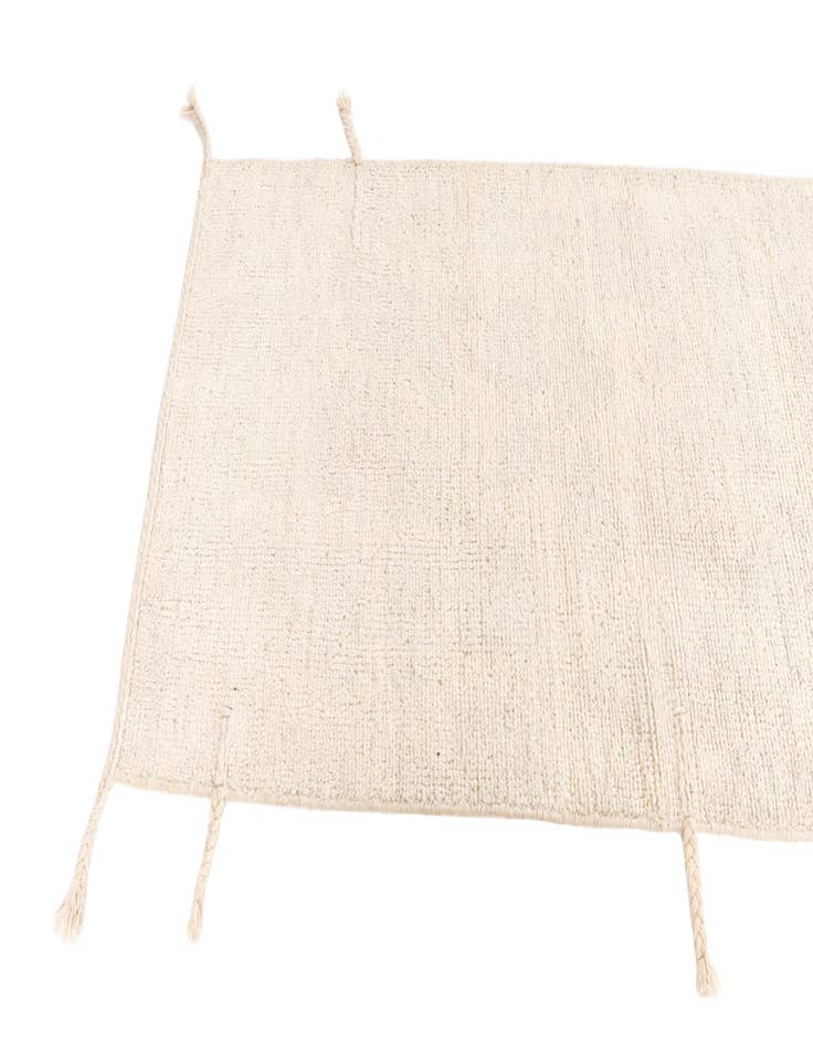 Detail image of  2' 8 x 6' 1  Hand Knotted Moroccan Wool Runner Rug