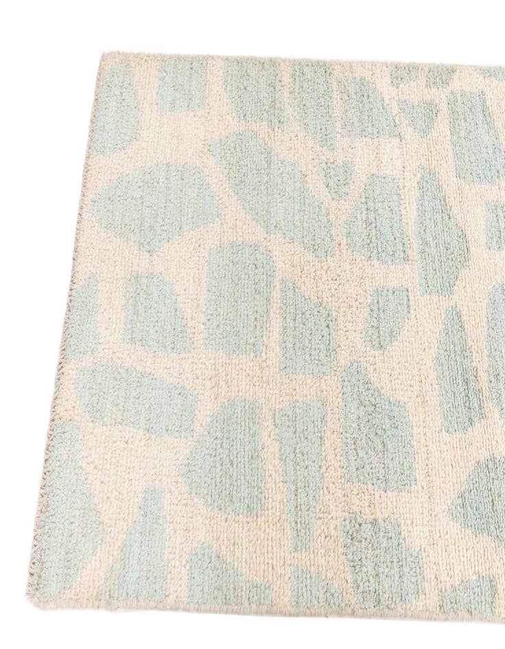 Detail image of  2' 6 x 6'  Hand Knotted Moroccan Wool Runner Rug