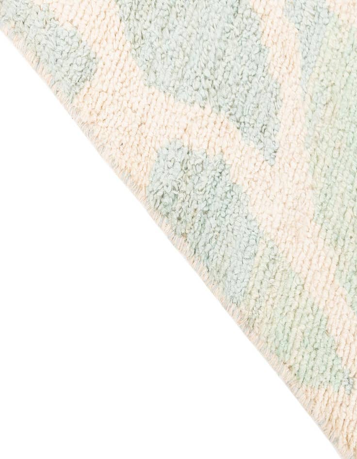 Detail image of  2' 6 x 6'  Hand Knotted Moroccan Wool Runner Rug