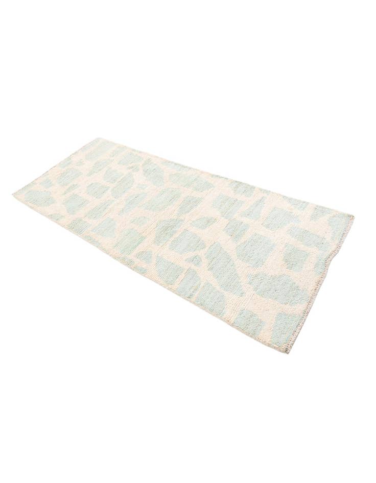 Detail image of  2' 6 x 6'  Hand Knotted Moroccan Wool Runner Rug