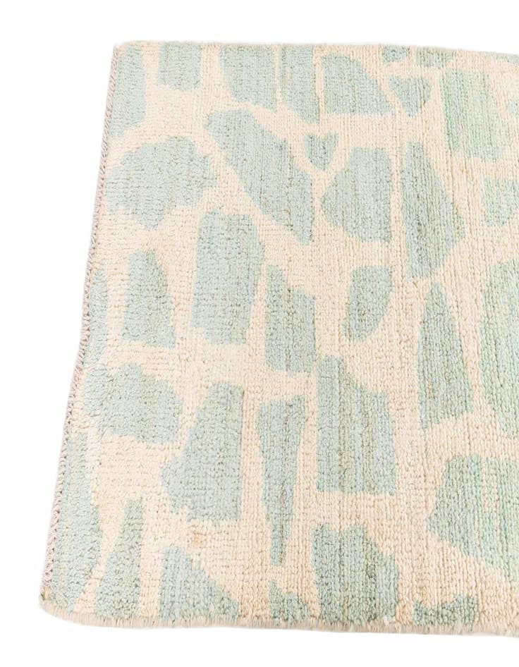 Detail image of  2' 6 x 6'  Hand Knotted Moroccan Wool Runner Rug