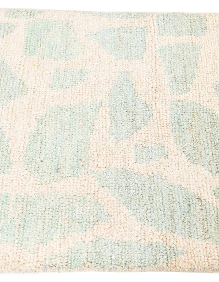 Detail image of  2' 6 x 6'  Hand Knotted Moroccan Wool Runner Rug