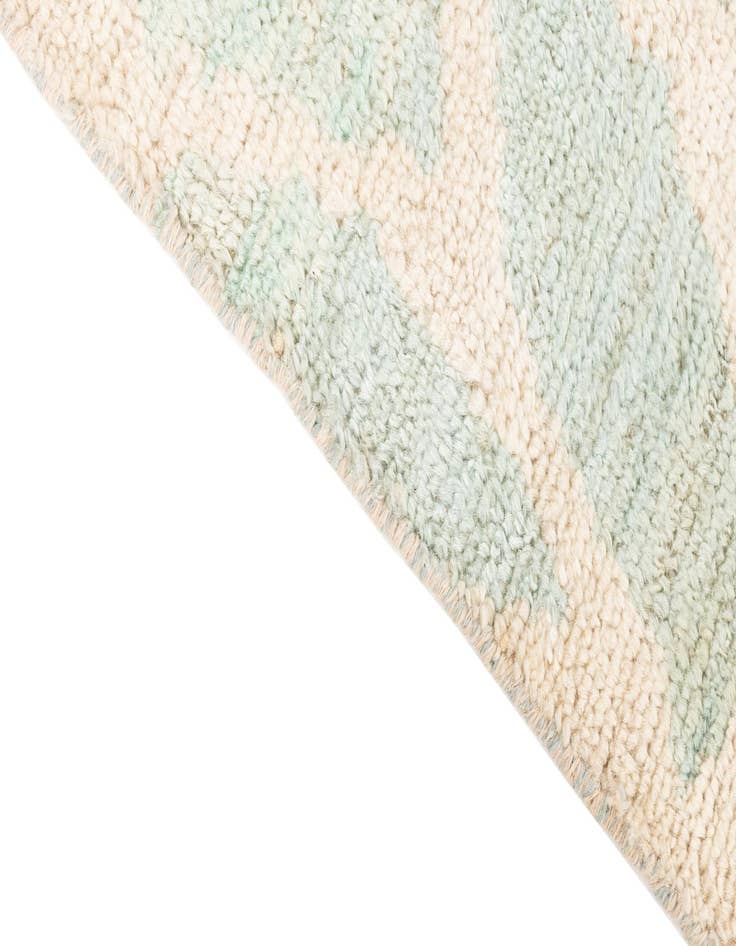 Detail image of  2' 6 x 6'  Hand Knotted Moroccan Wool Runner Rug