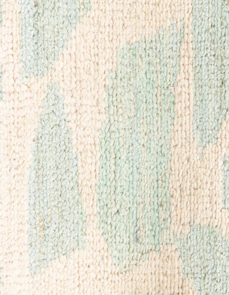 Detail image of  2' 6 x 6'  Hand Knotted Moroccan Wool Runner Rug