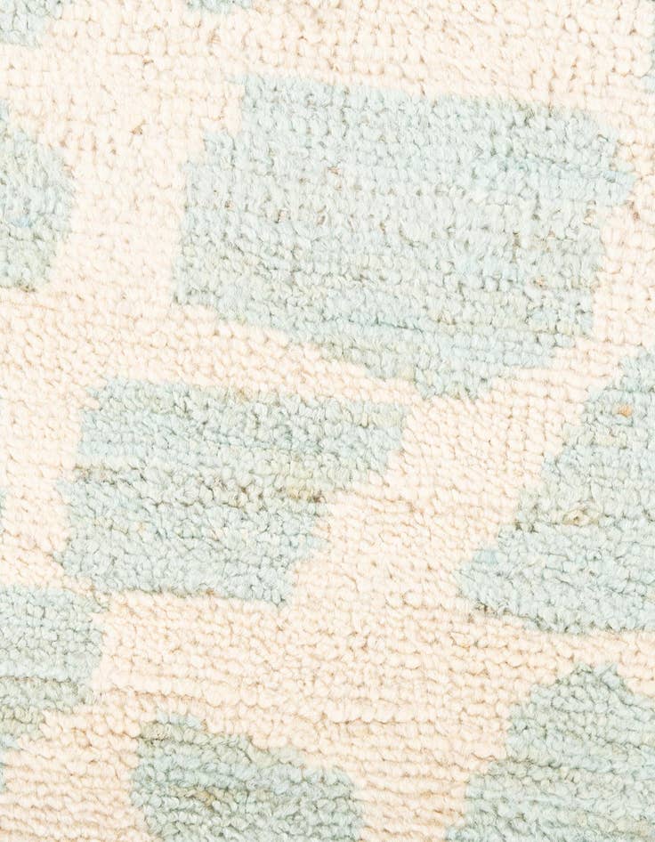 Detail image of  2' 6 x 6'  Hand Knotted Moroccan Wool Runner Rug
