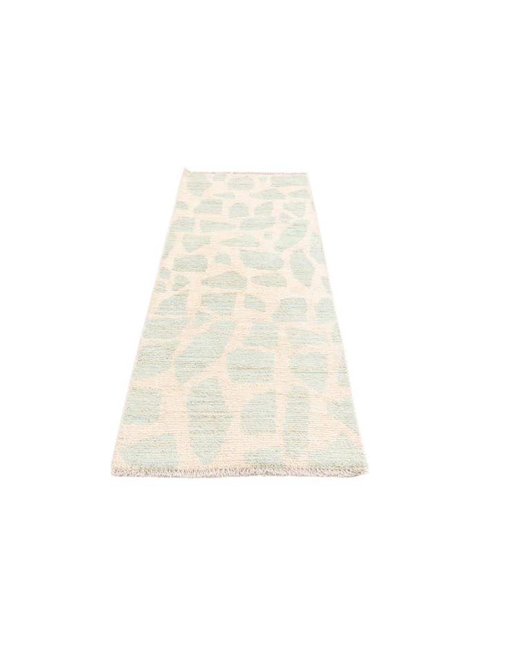 Detail image of  2' 6 x 6'  Hand Knotted Moroccan Wool Runner Rug