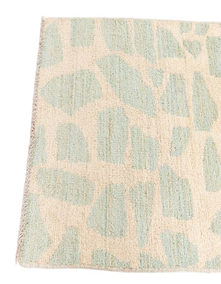 Detail image of  2' 6 x 6'  Hand Knotted Moroccan Wool Runner Rug