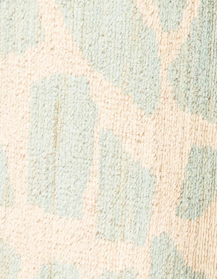 Detail image of  2' 6 x 6'  Hand Knotted Moroccan Wool Runner Rug