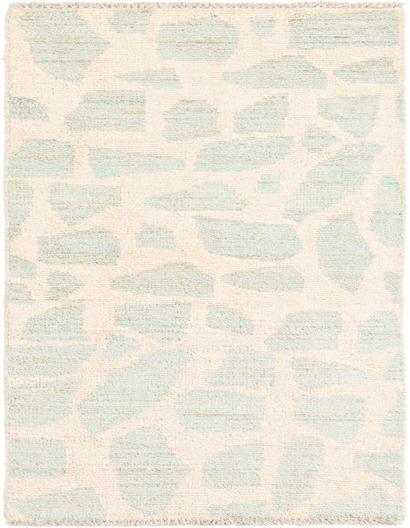 Primary image  2' 6 x 6'  Hand Knotted Moroccan Wool Runner Rug