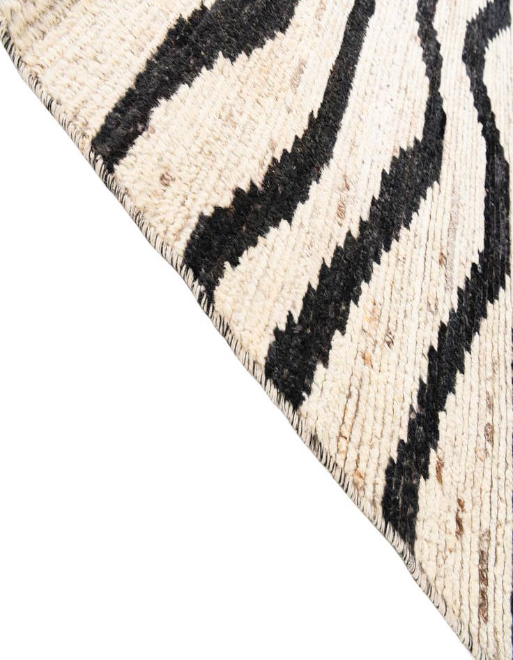 Detail image of  5' x 14'  Hand Knotted Moroccan Wool Runner Rug