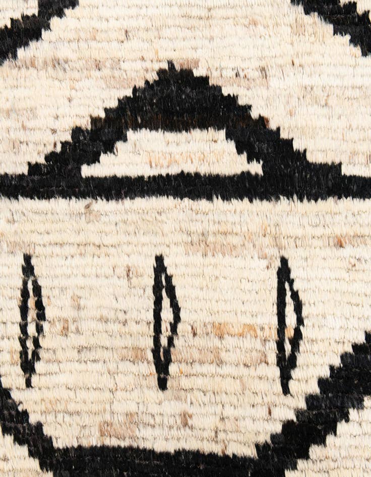 Detail image of  5' x 14'  Hand Knotted Moroccan Wool Runner Rug