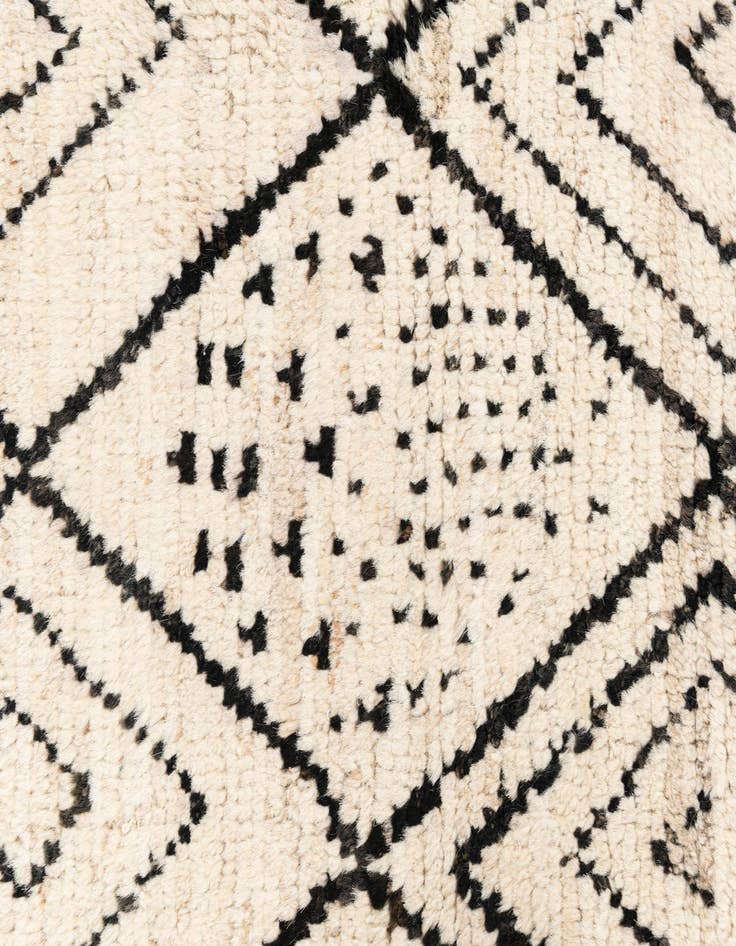 Detail image of  2' 9 x 13' 7  Hand Knotted Moroccan Wool Runner Rug