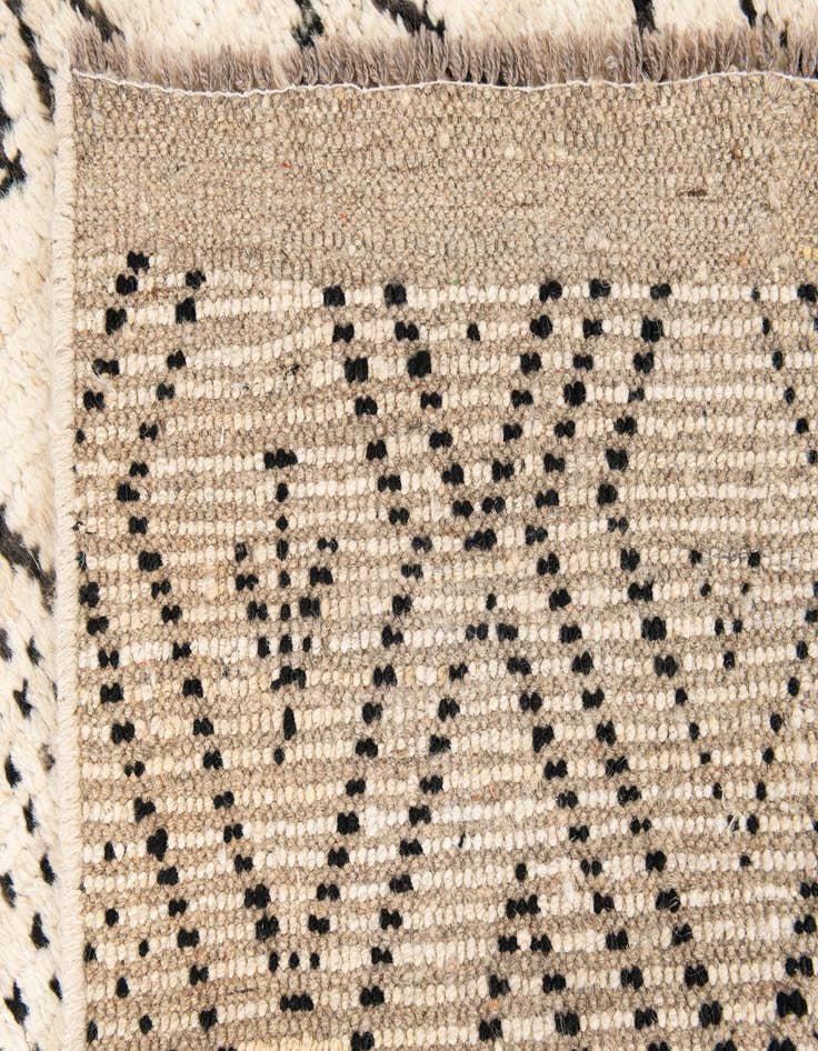 Detail image of  2' 9 x 13' 7  Hand Knotted Moroccan Wool Runner Rug