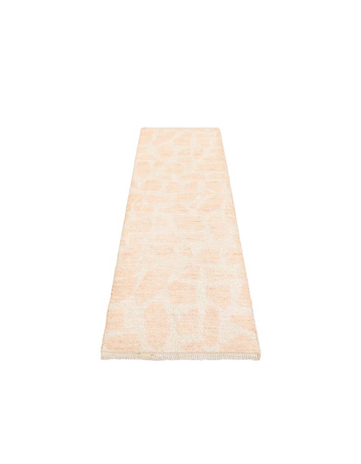 Detail image of  2' 10 x 8' 4  Hand Knotted Moroccan Wool Runner Rug