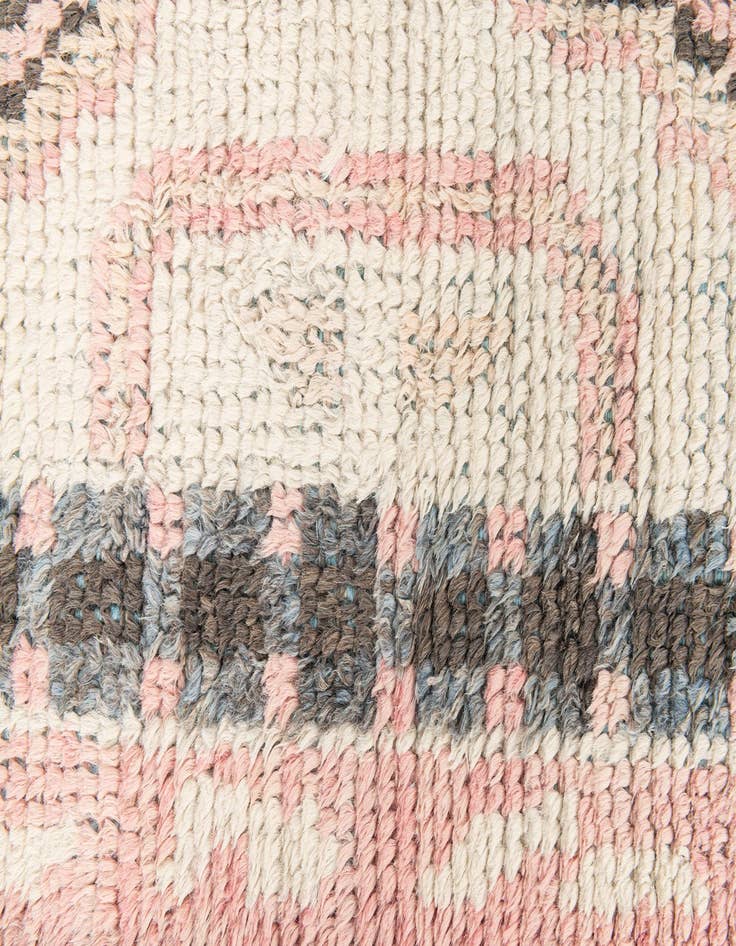 Detail image of  2' 9 x 8'  Hand Knotted Moroccan Wool Runner Rug