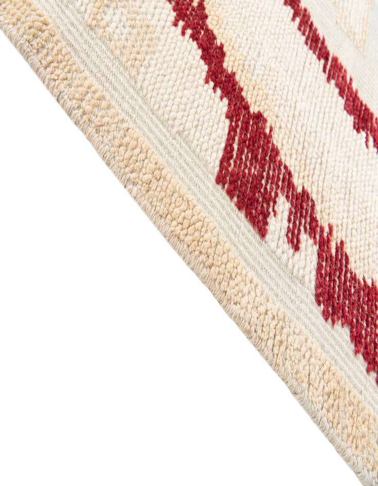 Detail image of  3' 3 x 12' 3  Hand Knotted Moroccan Wool Runner Rug