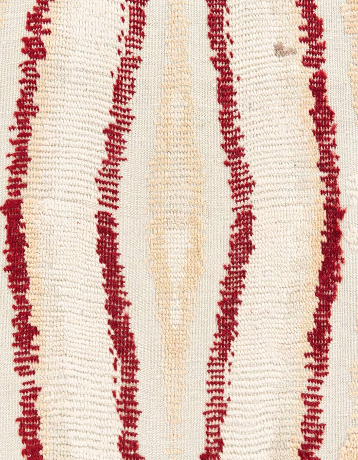 Detail image of  3' 3 x 12' 3  Hand Knotted Moroccan Wool Runner Rug