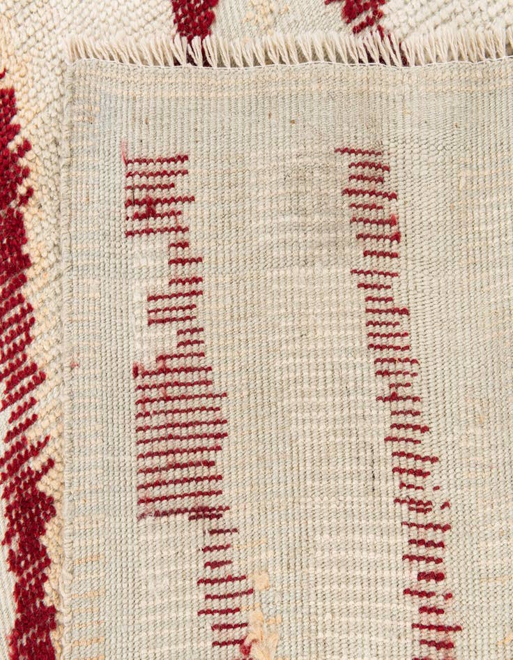 Detail image of  3' 3 x 12' 3  Hand Knotted Moroccan Wool Runner Rug