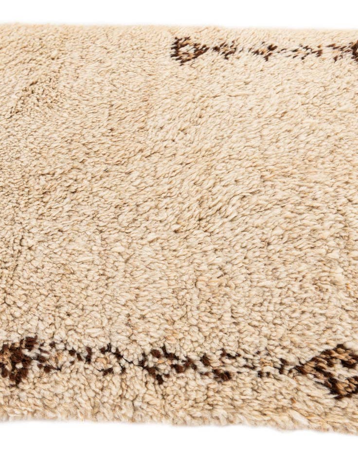 Detail image of  2' 3 x 4' 6  Hand Knotted Moroccan Wool Runner Rug