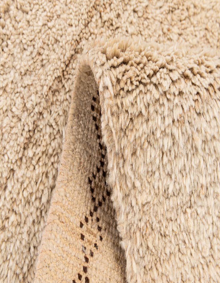 Detail image of  2' 3 x 4' 6  Hand Knotted Moroccan Wool Runner Rug