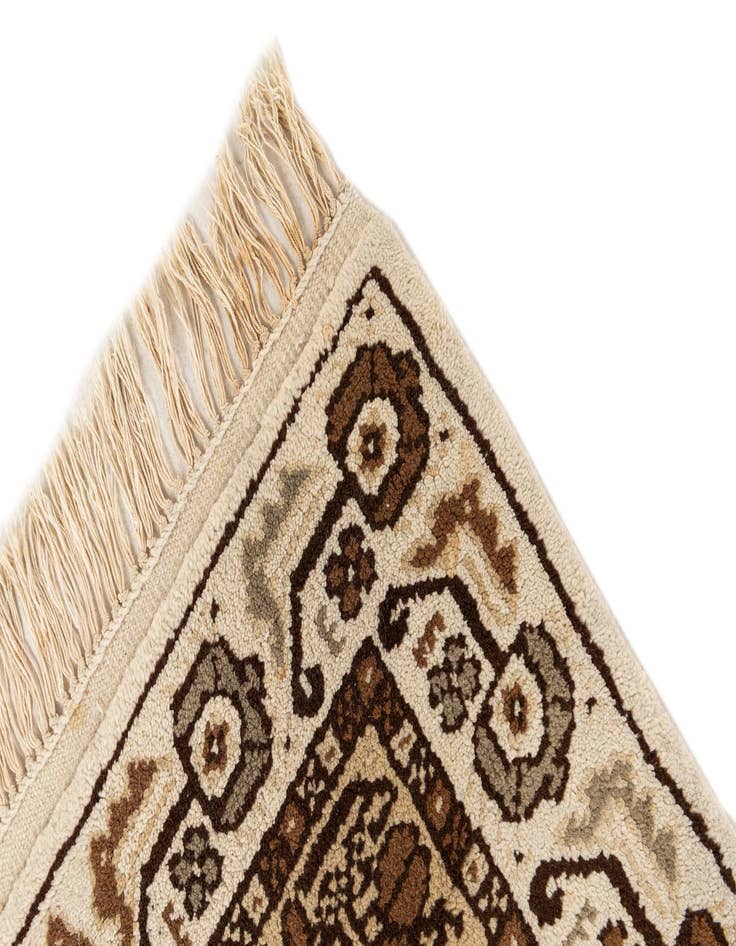 Detail image of  2' 5 x 4' 8  Hand Knotted Moroccan Wool Runner Rug