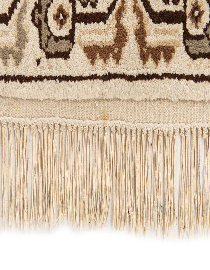 Detail image of  2' 5 x 4' 8  Hand Knotted Moroccan Wool Runner Rug