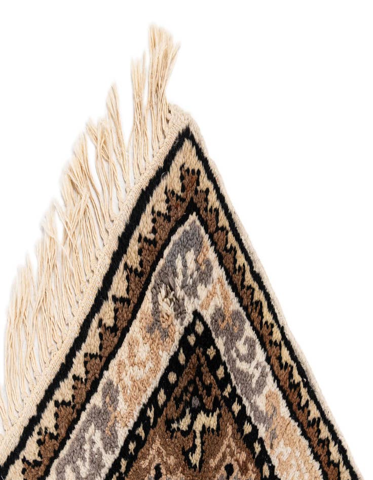 Detail image of  2' 7 x 5' 6  Hand Knotted Moroccan Wool Runner Rug