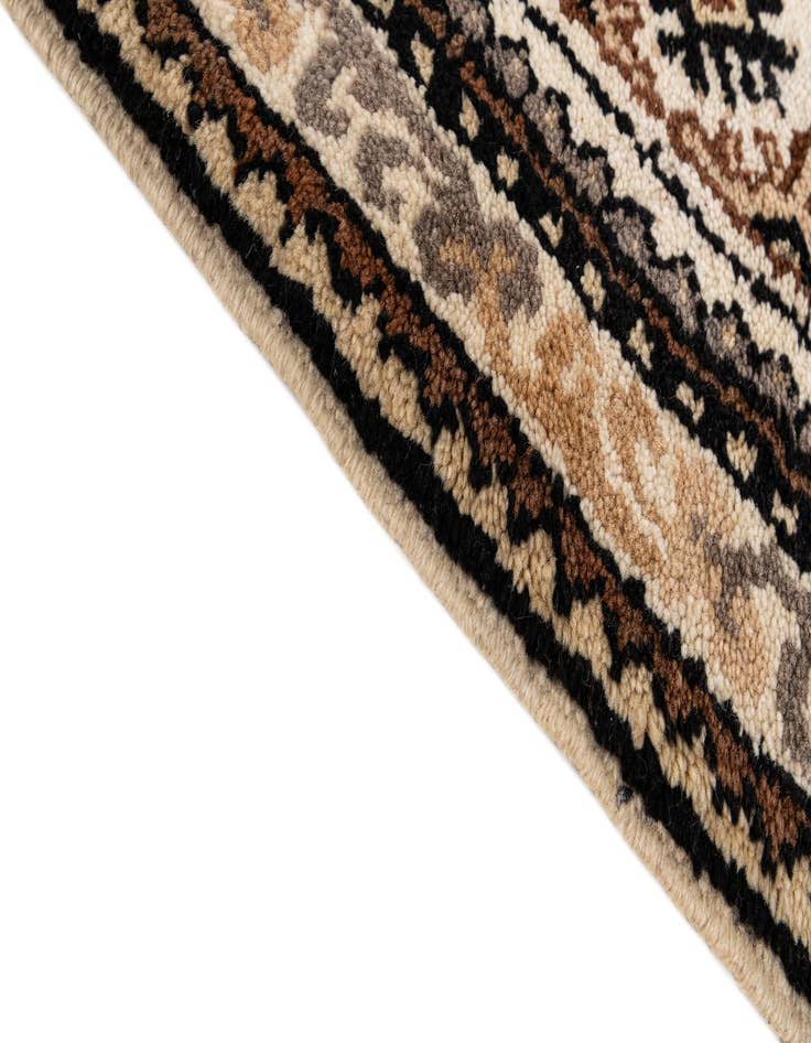 Detail image of  2' 7 x 5' 6  Hand Knotted Moroccan Wool Runner Rug